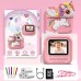 Hangrui Kinderkamera Sofortbildkamera, 1080P 2,4 Zoll Bildschirm Mit 32G Speicherkarte & 3 Rollen Druckpapier, Digitalkamera Mit 5 Farbige Stifte - Geschenk Für Kinder