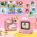Hangrui Kinderkamera Sofortbildkamera, 1080P 2,4 Zoll Bildschirm Mit 32G Speicherkarte & 3 Rollen Druckpapier, Digitalkamera Mit 5 Farbige Stifte - Geschenk Für Kinder