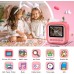 Hangrui Kinderkamera Sofortbildkamera, 1080P 2,4 Zoll Bildschirm Mit 32G Speicherkarte & 3 Rollen Druckpapier, Digitalkamera Mit 5 Farbige Stifte - Geschenk Für Kinder
