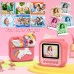 Hangrui Kinderkamera Sofortbildkamera, 1080P 2,4 Zoll Bildschirm Mit 32G Speicherkarte & 3 Rollen Druckpapier, Digitalkamera Mit 5 Farbige Stifte - Geschenk Für Kinder