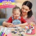 Hangrui Kinderkamera Sofortbildkamera, 1080P 2,4 Zoll Bildschirm Mit 32G Speicherkarte & 3 Rollen Druckpapier, Digitalkamera Mit 5 Farbige Stifte - Geschenk Für Kinder