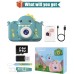 Kinderkamera, Hangrui Kinder Kamera, 1080P HD Digitalkamera Kinder mit 2,0-Zoll-Bildschirm, Kamera Kinder Fotoapparat Kinder mit 32G Speicherkarte, Fotokamera Kinder für 3-12 Jahre Geburtstag Kinder