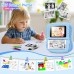 Hangrui Kinderkamera Sofortbildkamera, 14MP Sofortbildkamera Kinder mit 32G Karte & Druckpapier, 1080P Kamera Kinder Sofortdruck mit Farbige Stifte, Geschenk für 3-12 Jungen und Mädchen