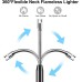 Hangrui Elektronisches Feuerzeug, Winddichte Flammenlose Plasma Kerzenanzünder, USB Aufladbar, Schwarz, Modern, Elektronische und mechanische Bauteile