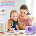 Hangrui Sofortbildkamera Kinder, 2,4 Zoll Bildschirm Kinderkamera Sofortbildkamera mit 32G Karte & Druckpapier, 1080P Kamera Kinder Sofortdruck mit Farbige Stifte, Geschenk für Kinders 3-12 Jahren