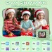 Hangrui Sofortbildkamera Kinder, 2,4 Zoll Bildschirm Kinderkamera Sofortbildkamera mit 32G Karte & Druckpapier, 1080P Kamera Kinder Sofortdruck mit Farbige Stifte, Geschenk für Kinders 3-12 Jahren