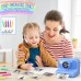 Hangrui Sofortbildkamera Kinder, 2,4 Zoll Bildschirm Kinderkamera Sofortbildkamera mit 32G Karte & Druckpapier, 1080P Kamera Kinder Sofortdruck mit Farbige Stifte, Geschenk für Kinders 3-12 Jahren